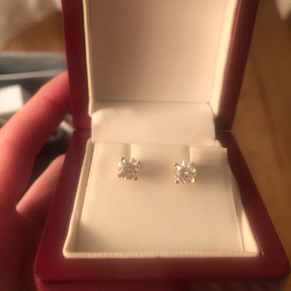 14k gold cz’s